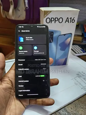 Oppo A16 64 GB Silver