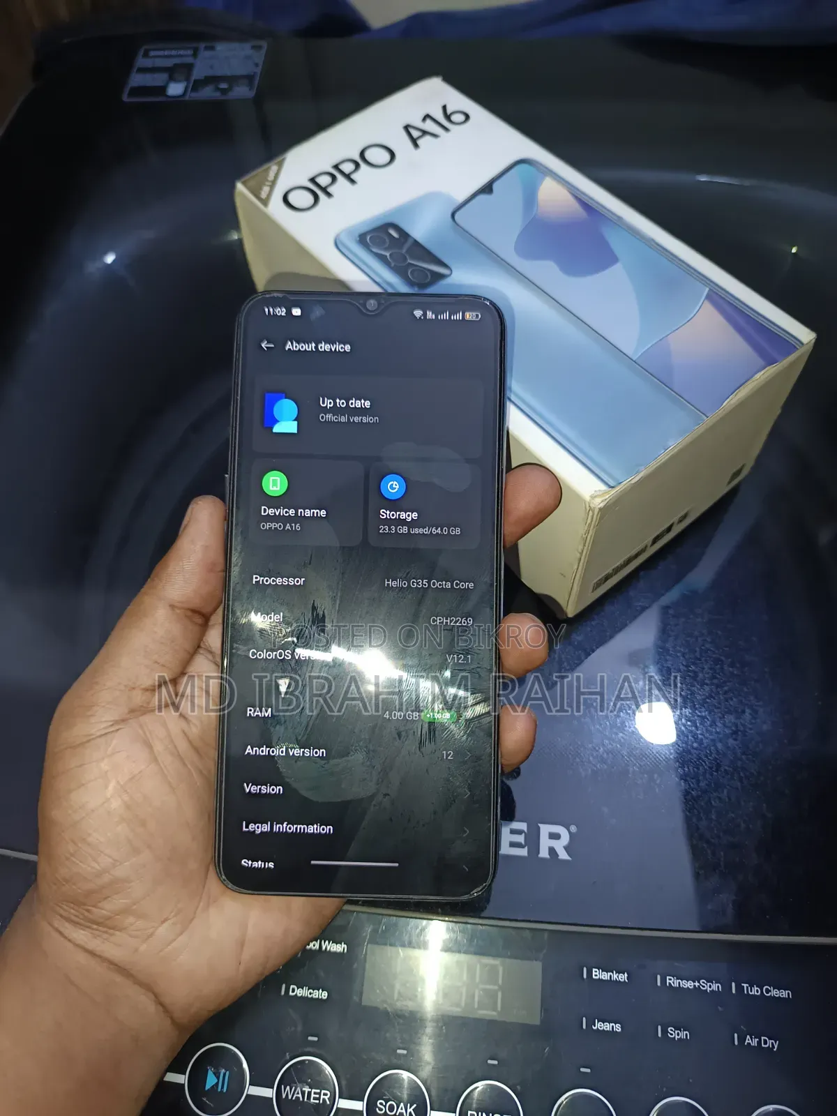 Oppo A16 64 GB Silver