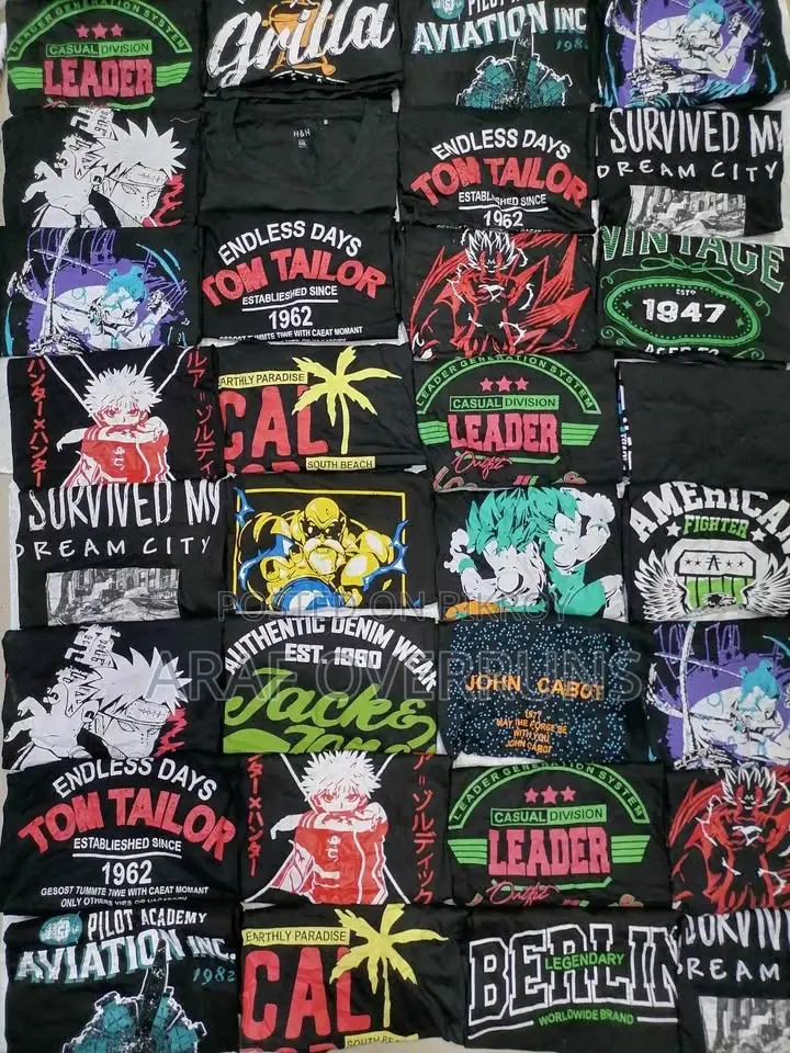 10pcs Premium Quality Unisex Branded Tshirt