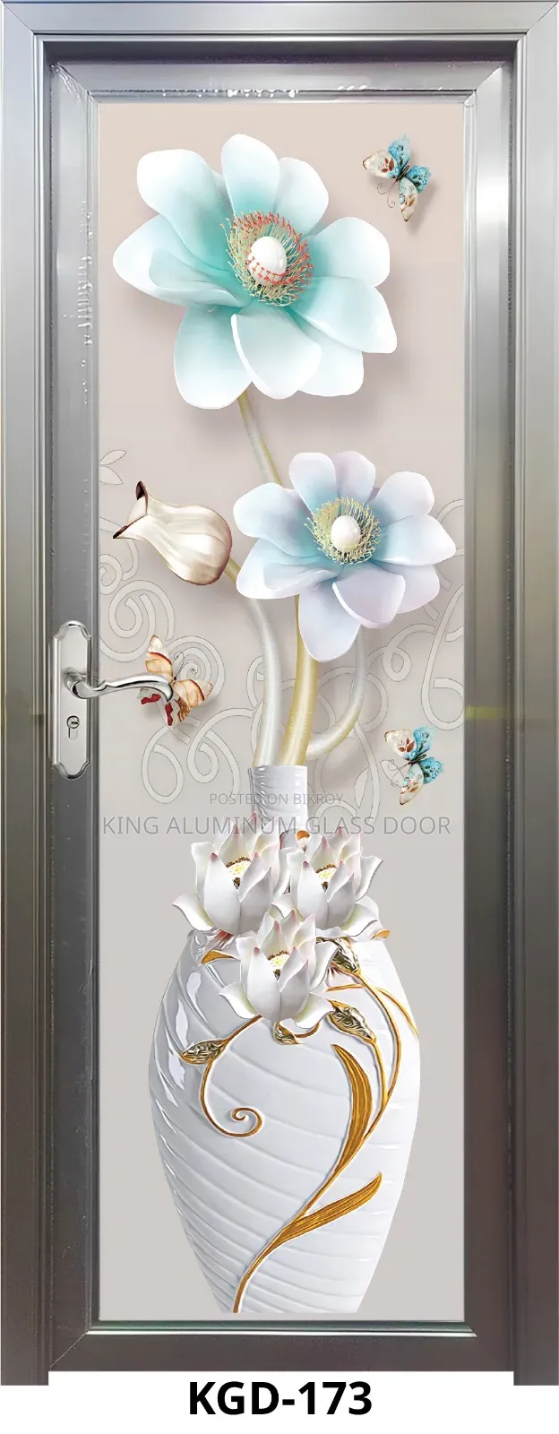 King Aluminum Glass Door