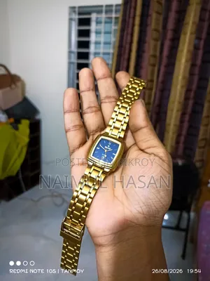 Vintage Gold-Plated Classic Couple Watch Pair (Imported From Malaysia)