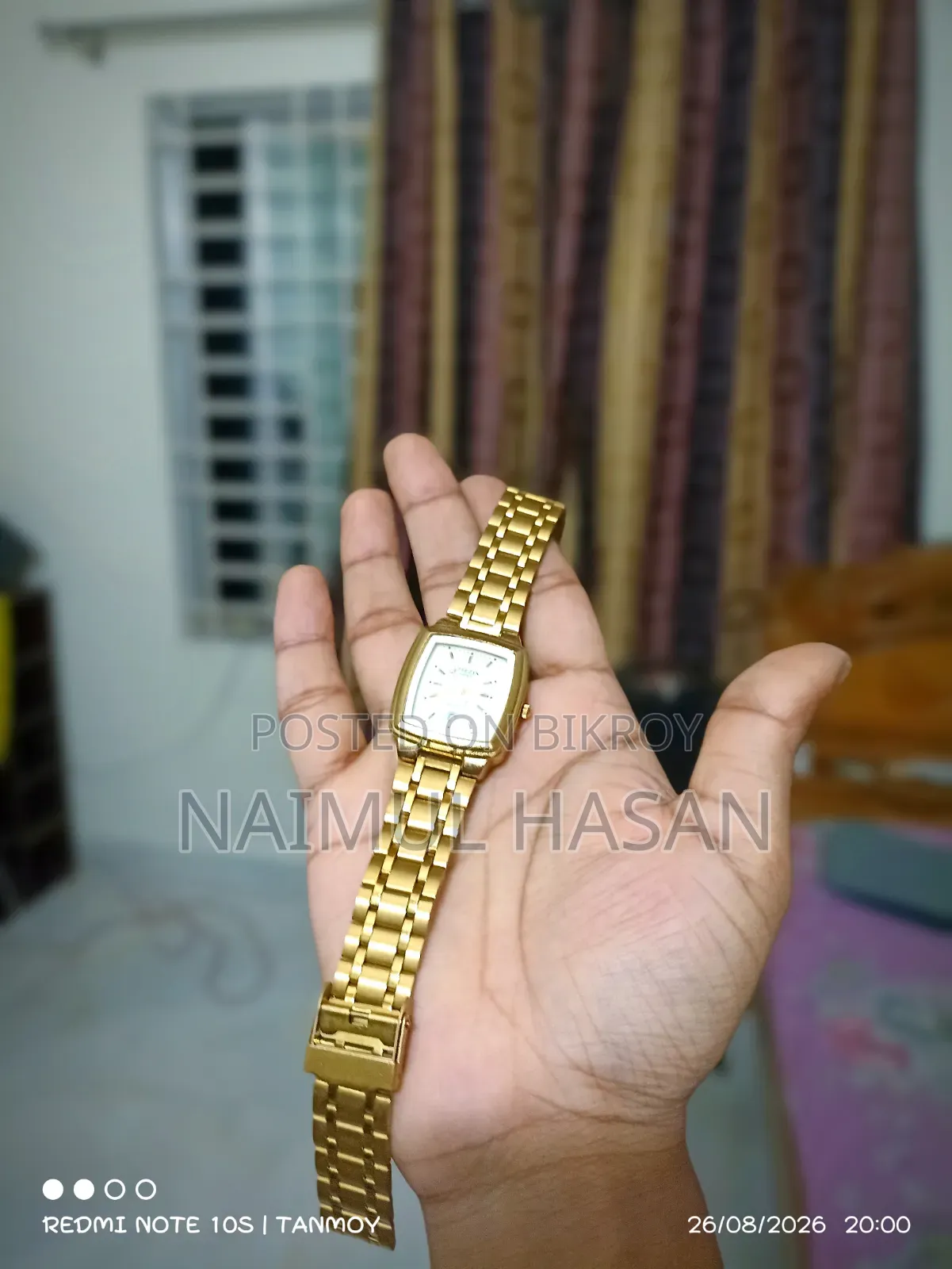 Vintage Gold-Plated Classic Couple Watch Pair (Imported From Malaysia)