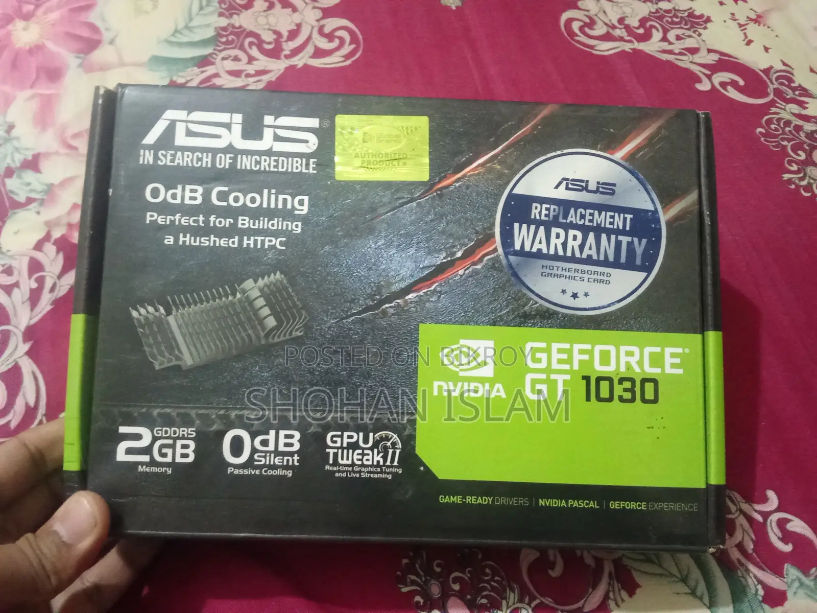 ASUS GT 1030 2 Gb Graphics Card