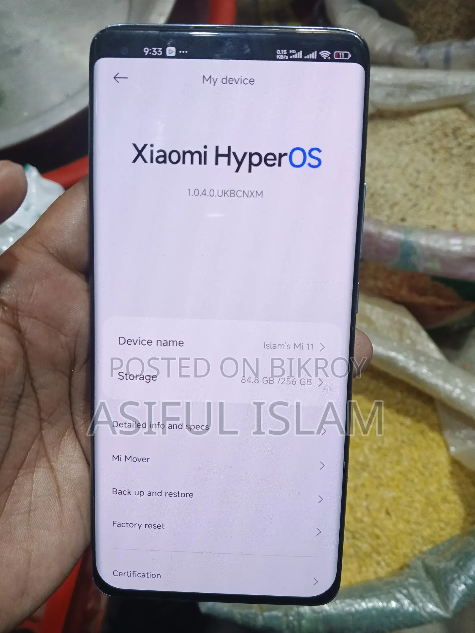 Xiaomi Mi 11 256 GB Blue