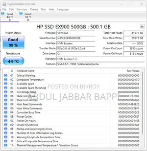 HP SSD Ex900