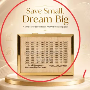 Wooden Money Saving Box (Piggy Bank)