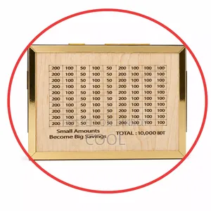 Wooden Money Saving Box (Piggy Bank)