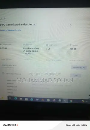 Laptop HP ProBook 640 G5 8GB Intel Core i7 SSD 256GB