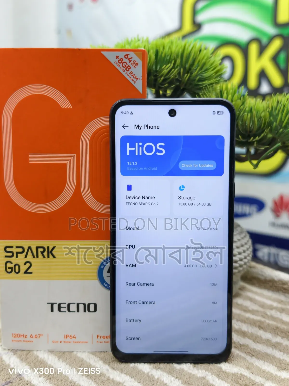 Tecno Spark Go 64 GB Black