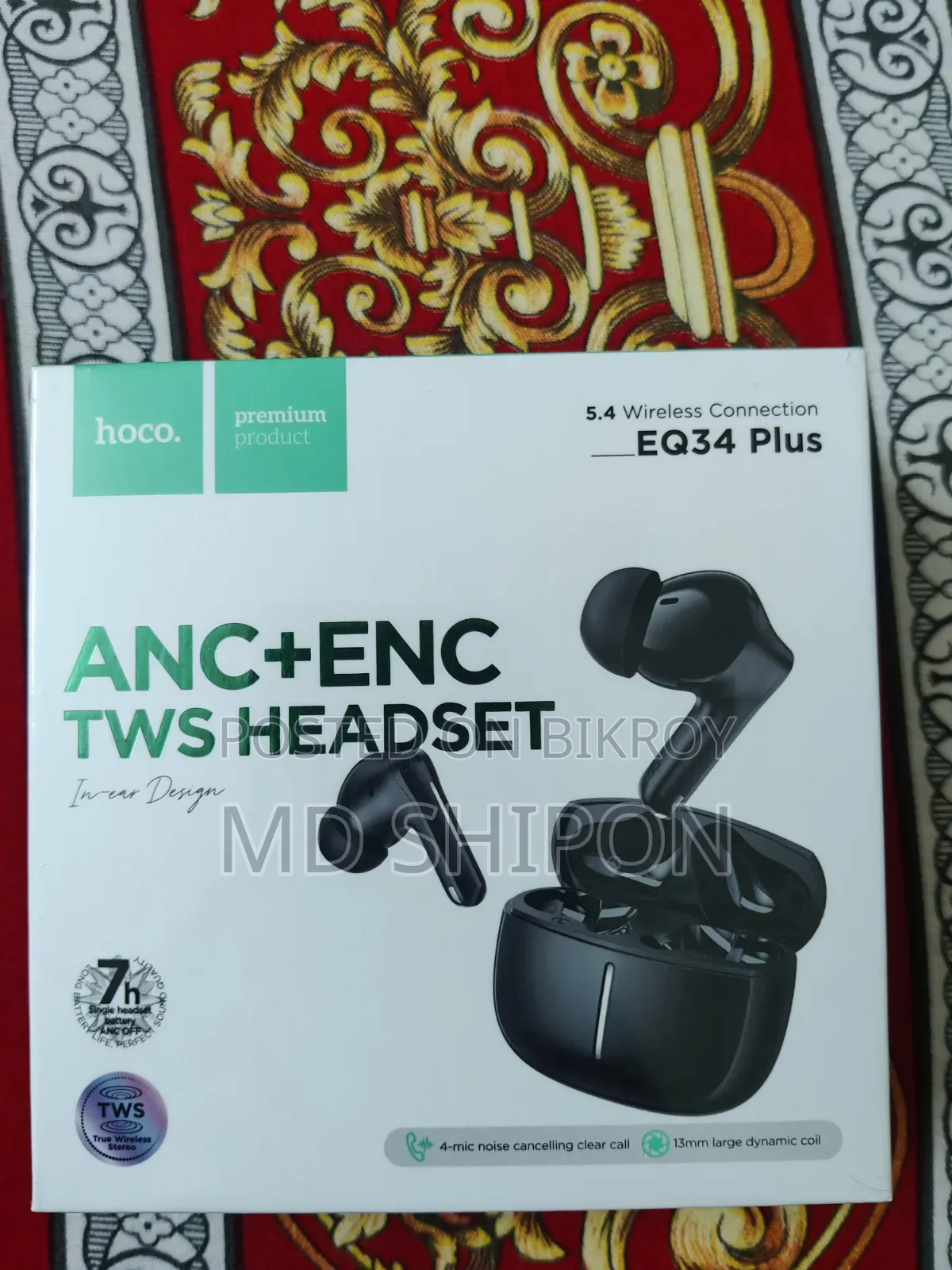 Eq34 Plus Anc + Enc TWS Headset