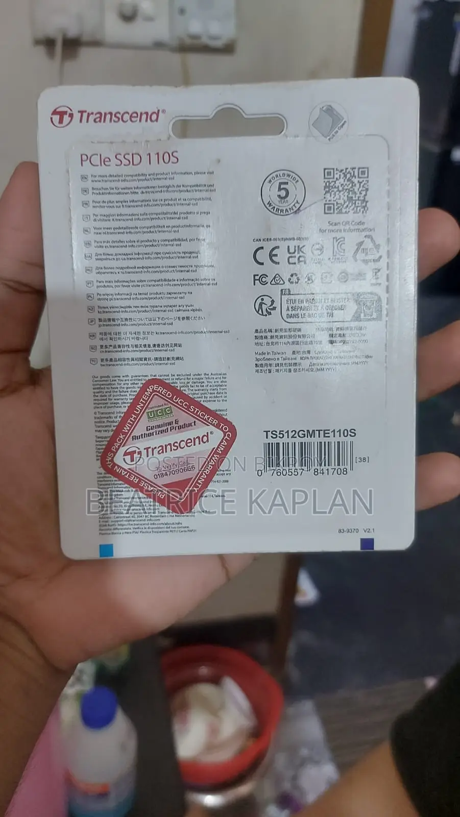 Transcend 110s 512gb M.2 2280 PCIe SSD