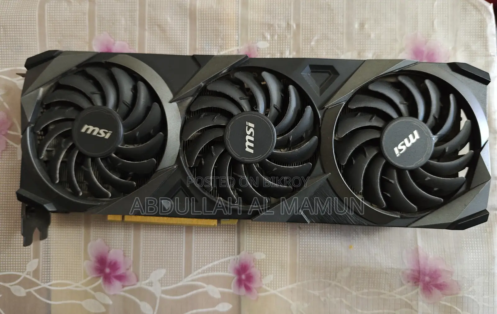 Msi Geforce RTX 3070 Ti Ventus 3x Oc Edition 8gb Gddr6x Graphics Card