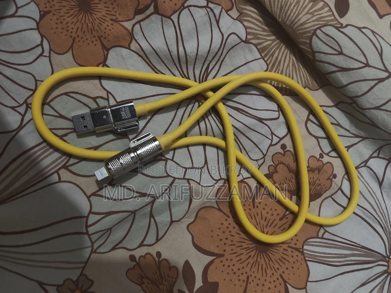 240W USB-C Fast Charging Cable PD 2 in 1 Cable