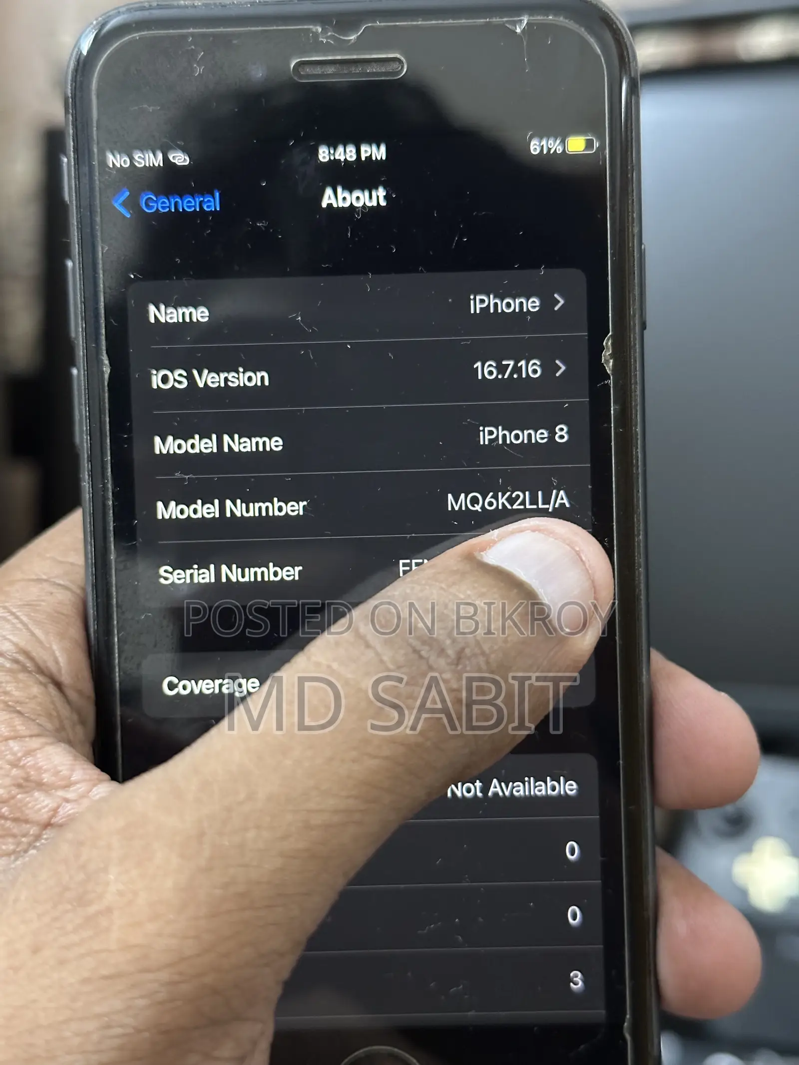Apple iPhone 8 64 GB Black