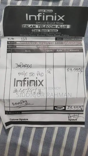 Infinix Note 50 Pro 256 GB Graphite