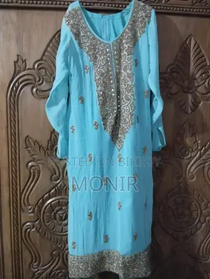 জরজেট কারচুপি ড্রেস