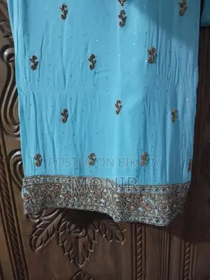 জরজেট কারচুপি ড্রেস
