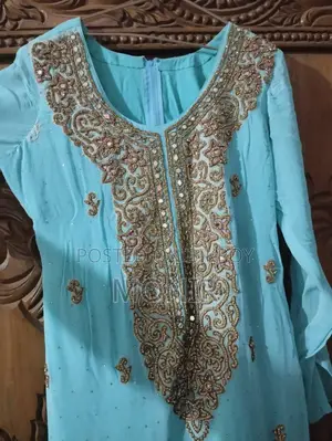 জরজেট কারচুপি ড্রেস