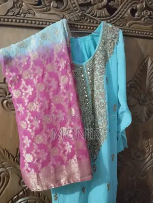 জরজেট কারচুপি ড্রেস