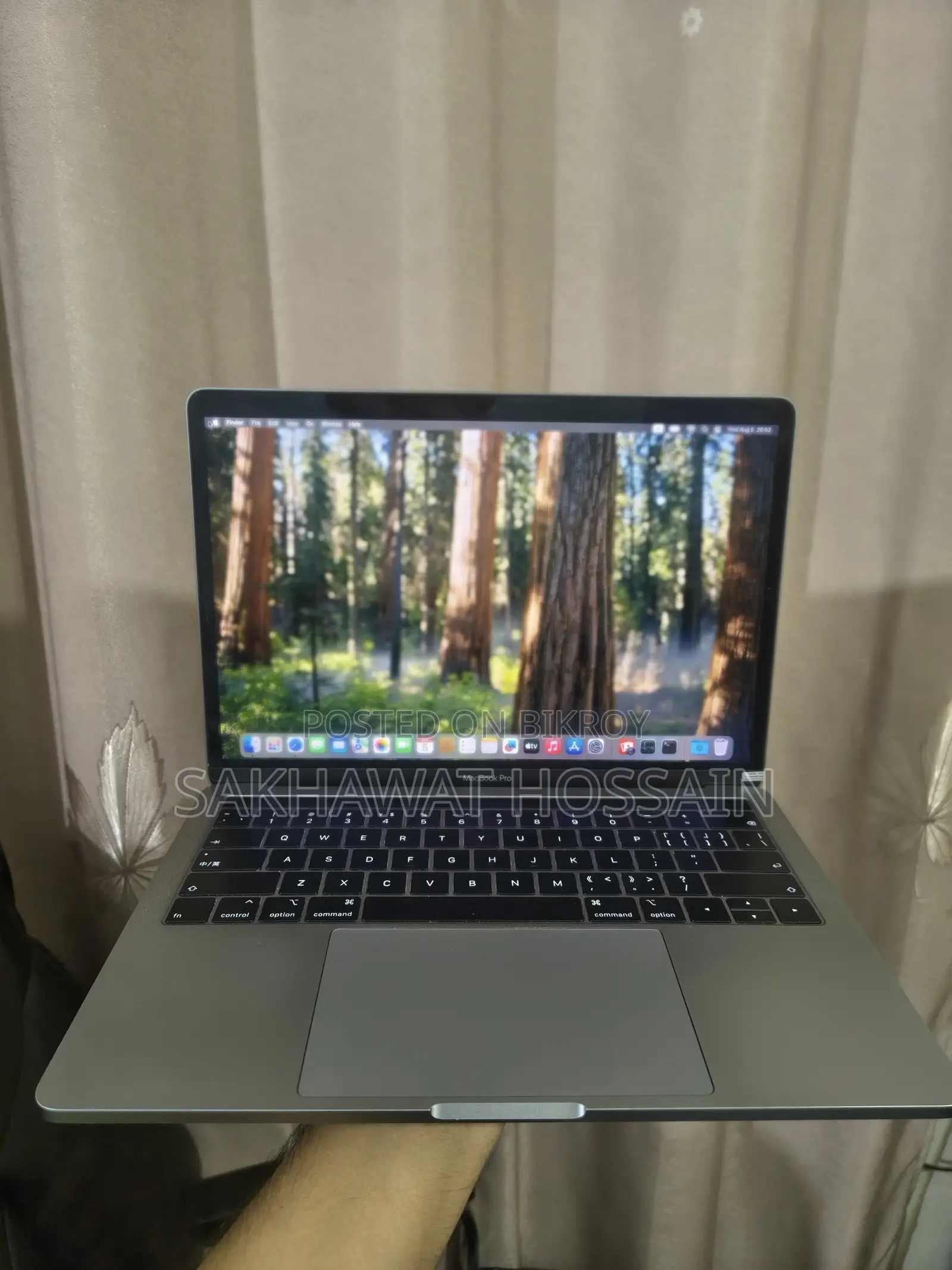 Laptop Apple MacBook Pro 2018 8GB Intel Core i5 SSD 256GB