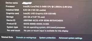 Desktop Computer Gigabyte GB-BACE-3010 8GB Intel Core i5 HDD+SSD 4T