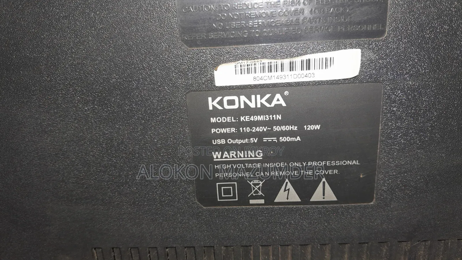 49" Konka Smart Led TV