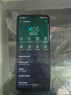 Infinix Hot 10 Play 64 GB Blue