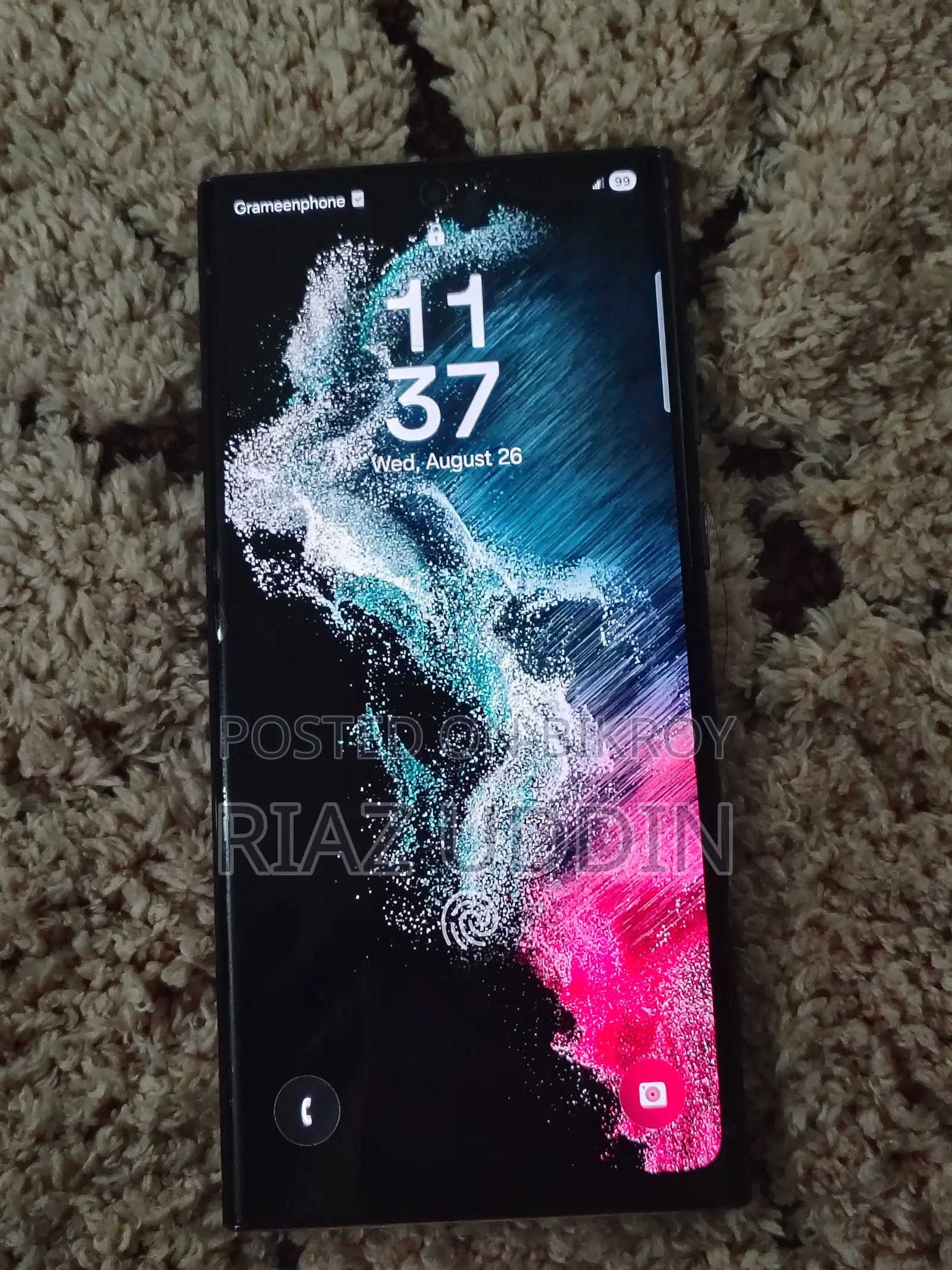 Samsung Galaxy S22 Ultra 256 GB Black