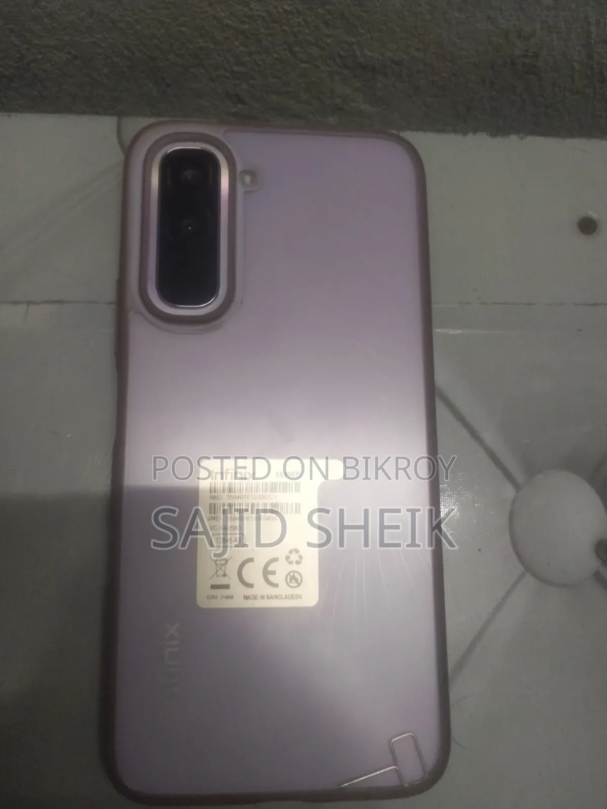 New Infinix Hot 70 128 GB Pink