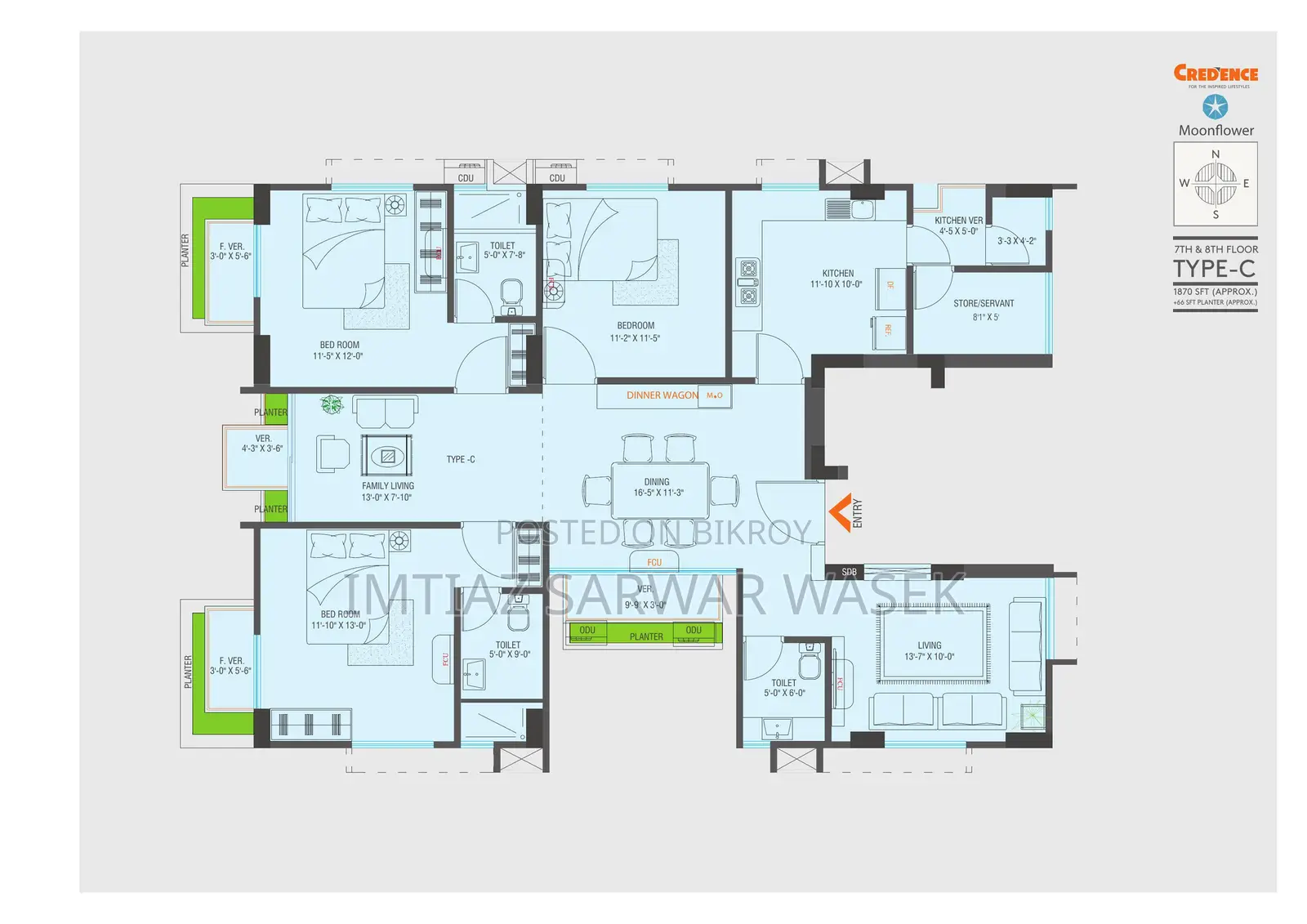 3 Bedroom Apartment for Sale in Lalmatia Block-D, Beside Dhanmondi-27