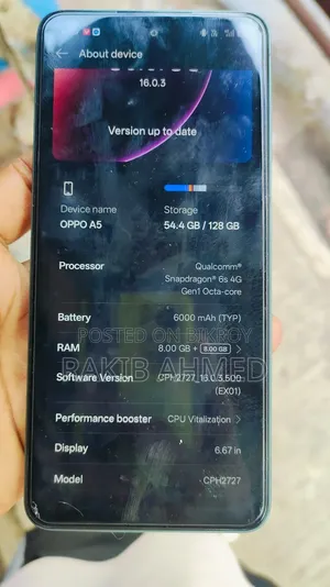 Oppo A5 4G 128 GB Purple