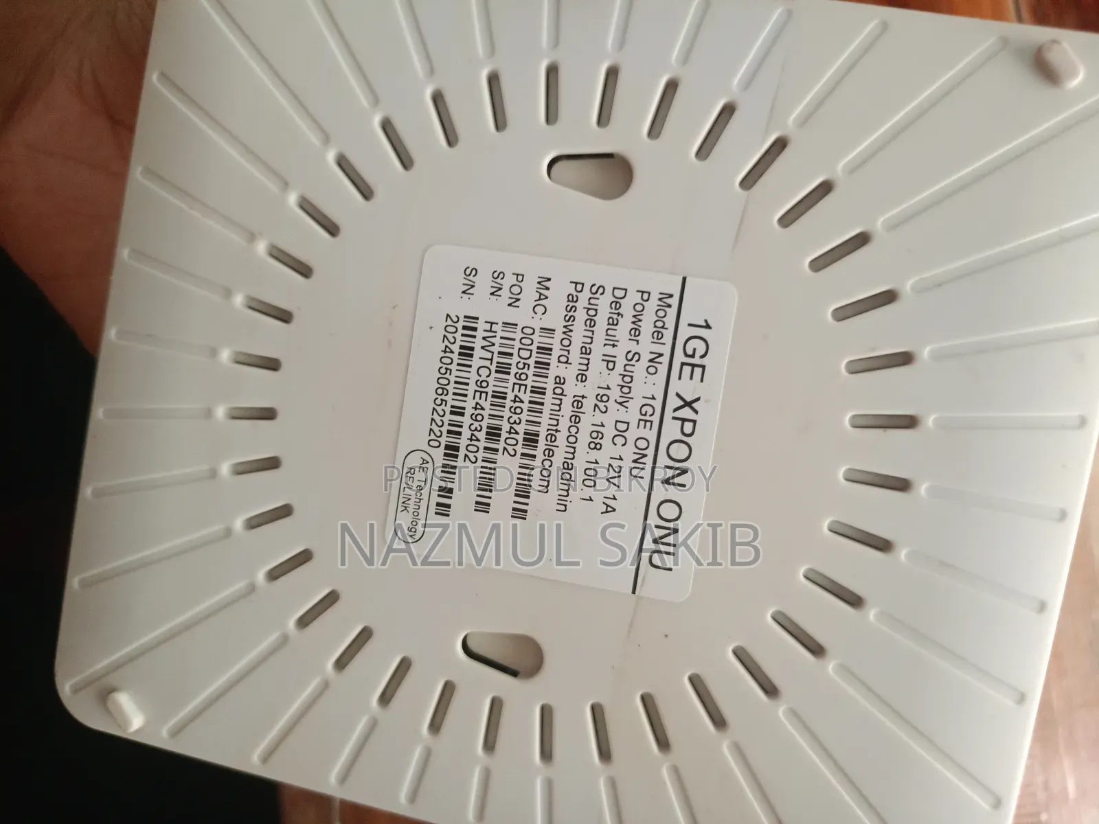 Router + Onu