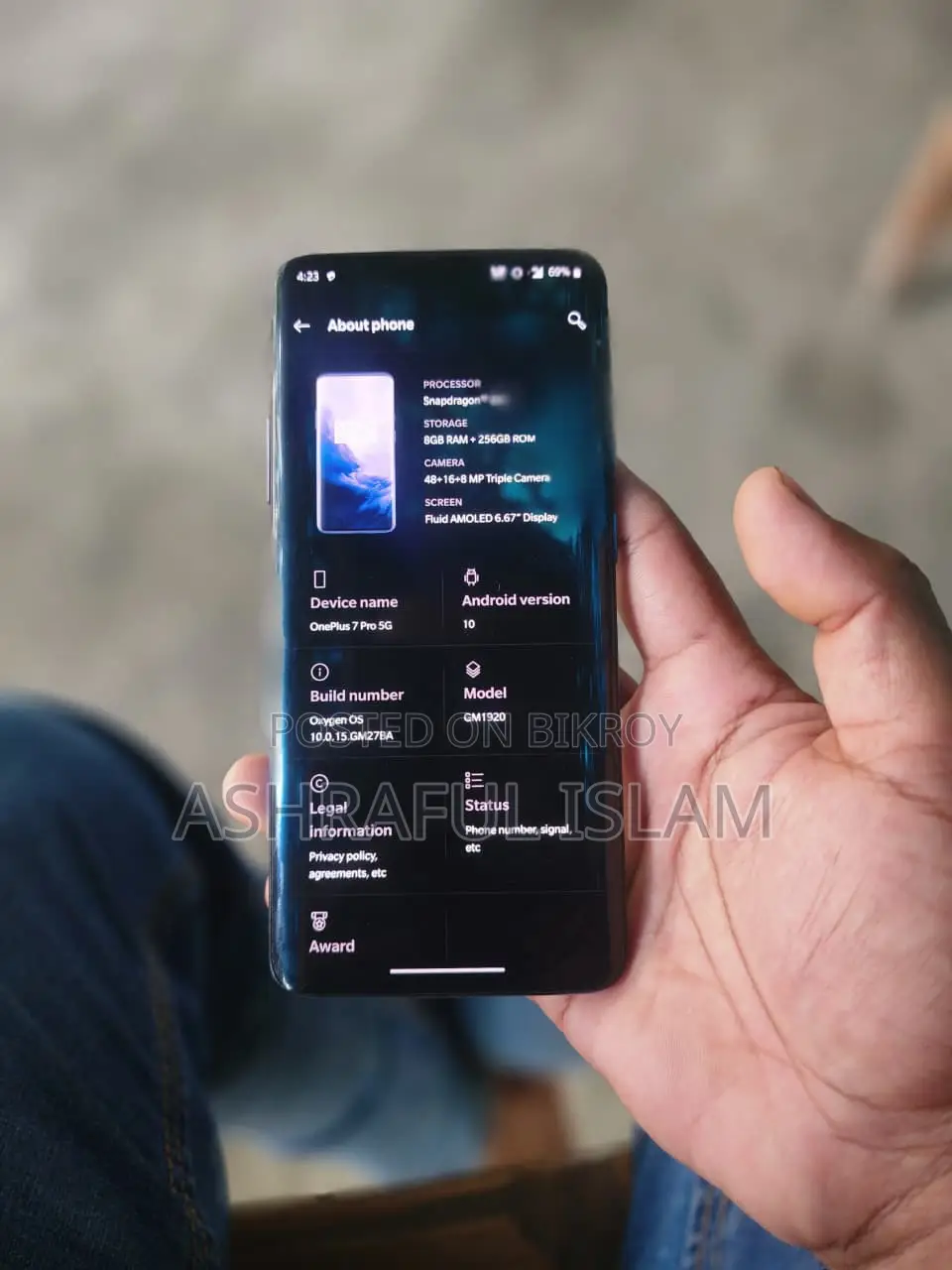 OnePlus 7 Pro 256 GB Blue