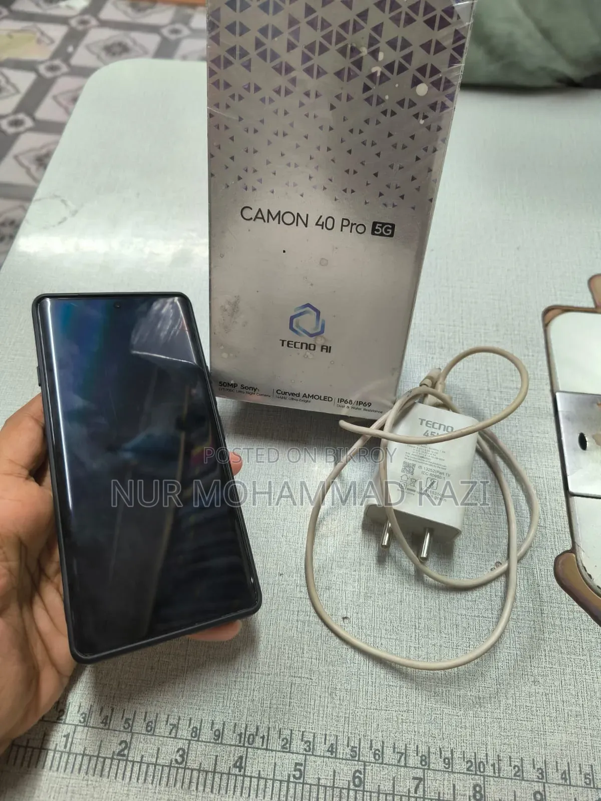 New Tecno Camon 40 256 GB Graphite