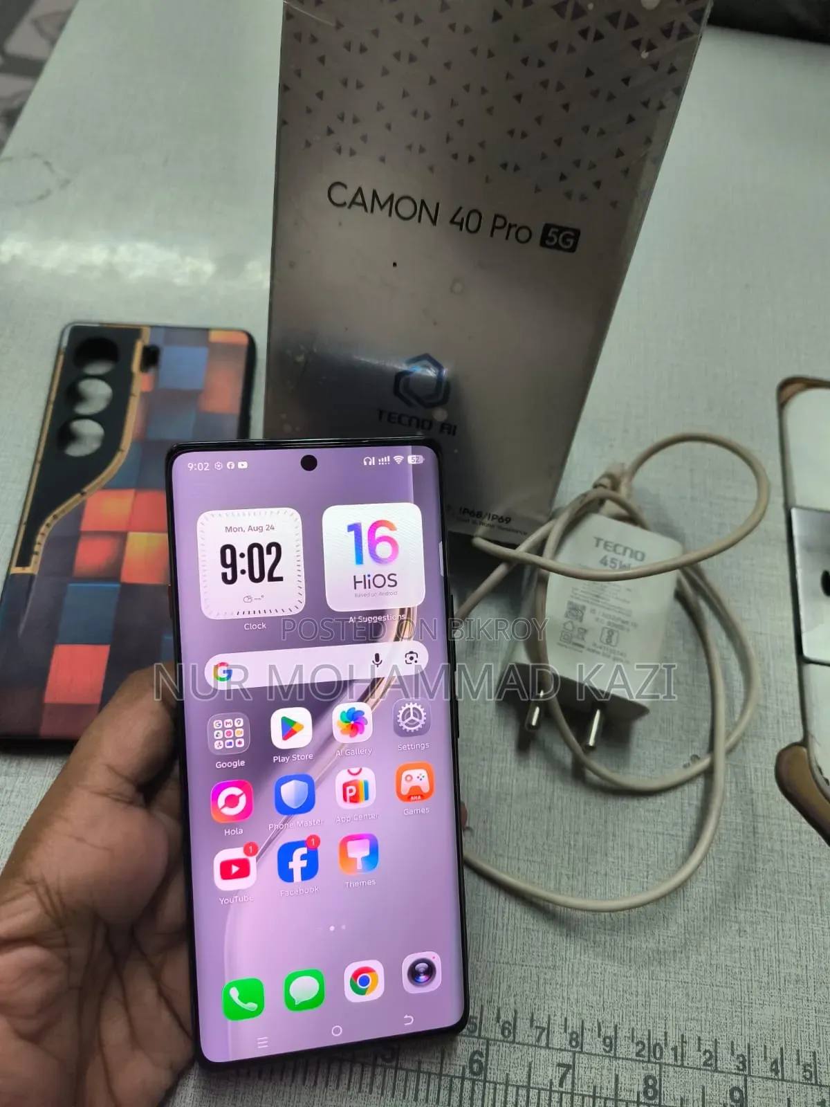 New Tecno Camon 40 256 GB Graphite