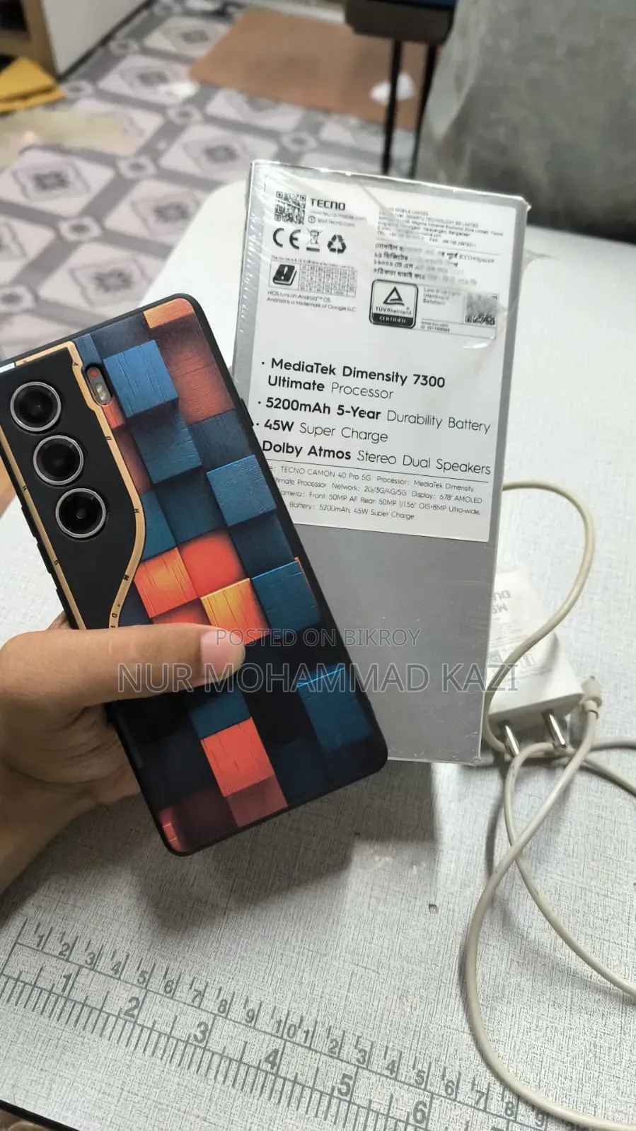 New Tecno Camon 40 256 GB Graphite