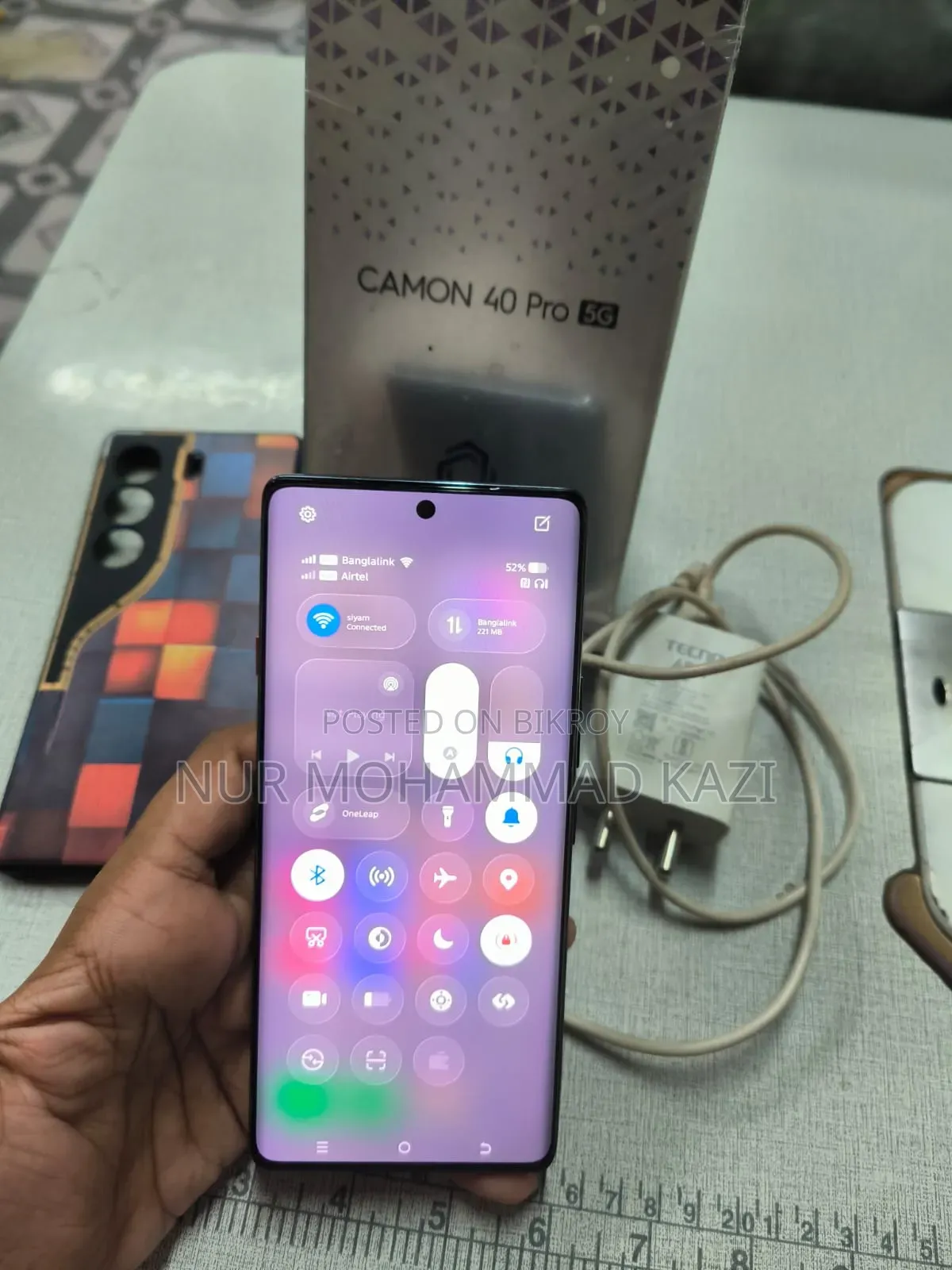 New Tecno Camon 40 256 GB Graphite