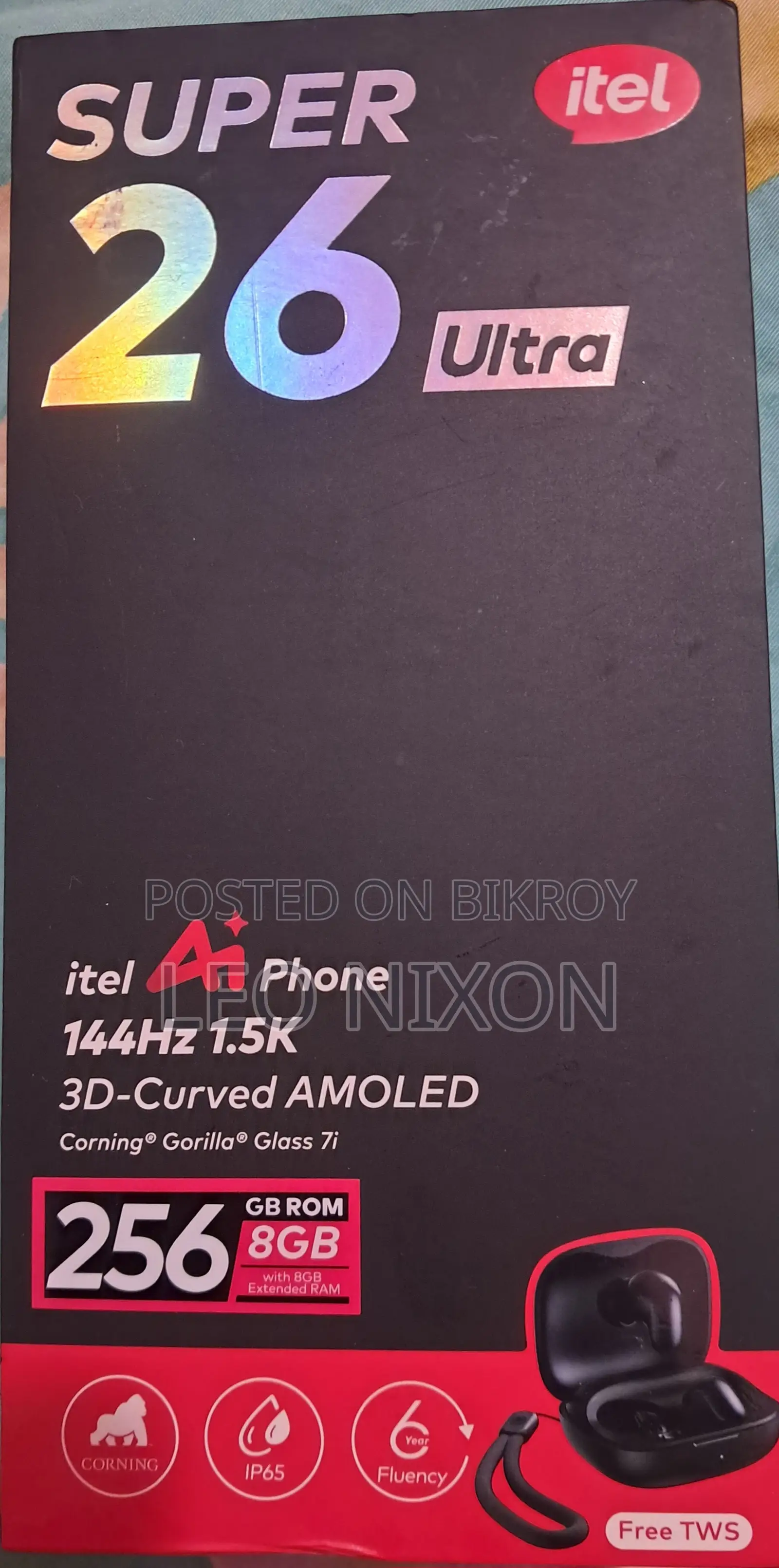 Itel S26 Ultra 256 GB Blue