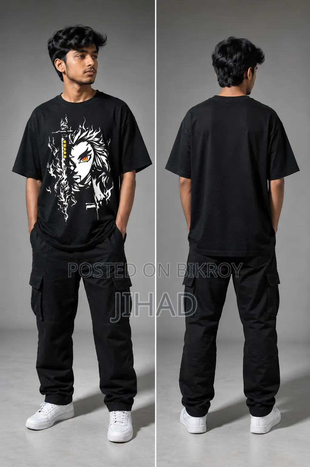 Premium Acid Wash Drop Shoulder T-Shirt