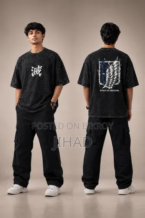 Premium Acid Wash Drop Shoulder T-Shirt