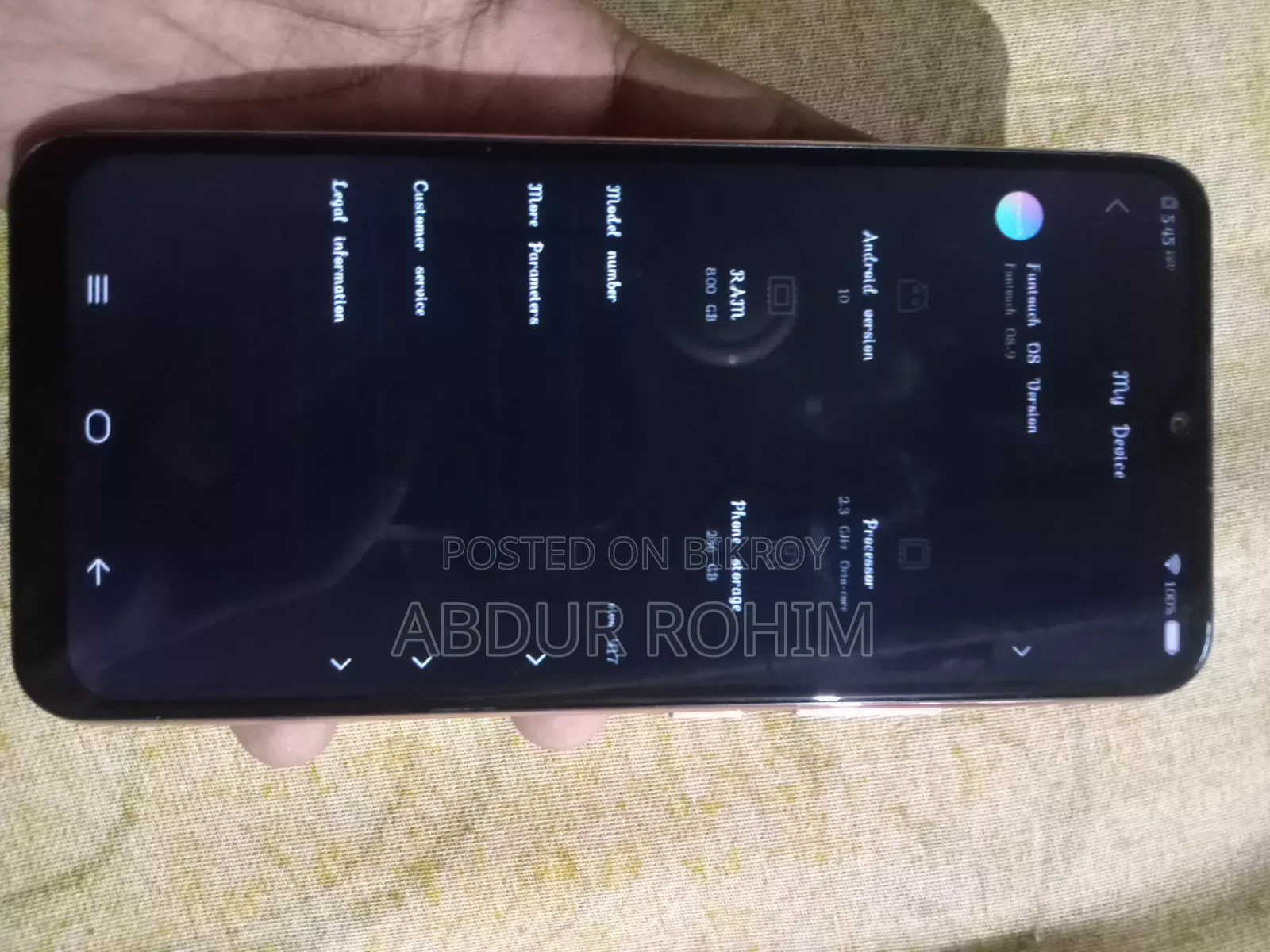 Vivo Y17 256 GB Pink