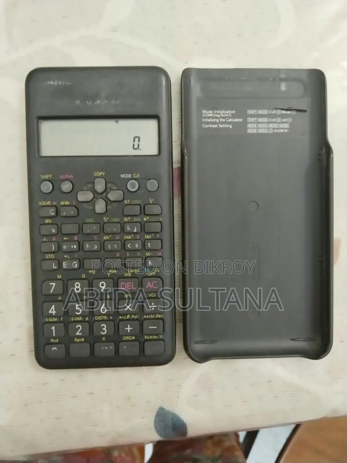 CASIO Fx- 991ms Series একটি ক্যালকুলেটর বিক্রি করা হবে