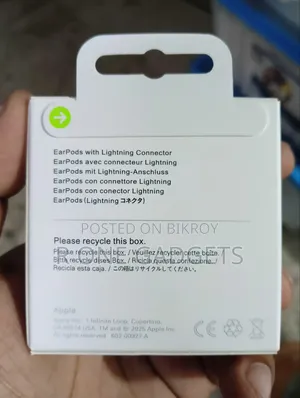 Apple Headphone Lightning Original