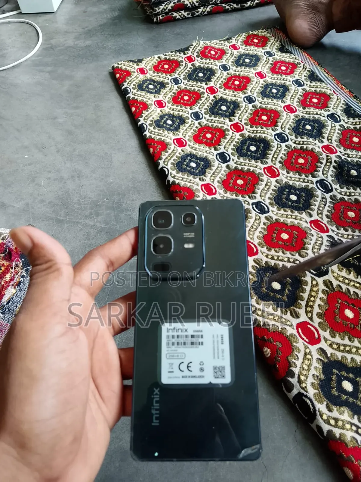 নতুন ইনফিনিক্স নোট ৫০ ৪জি ২৫৬ জিবি ব্ল্যাক