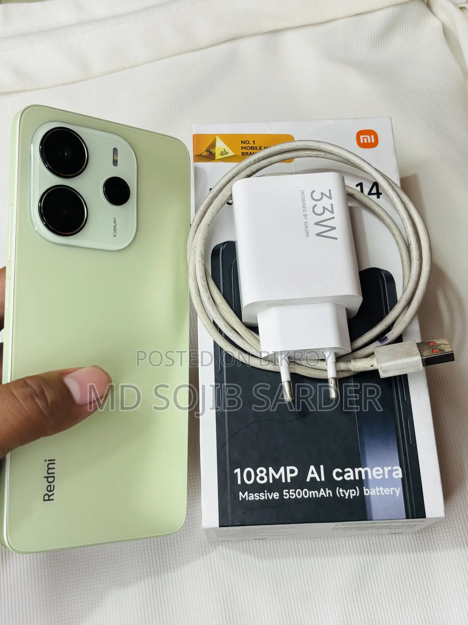 Xiaomi Redmi Note 14 4G 128 GB Red