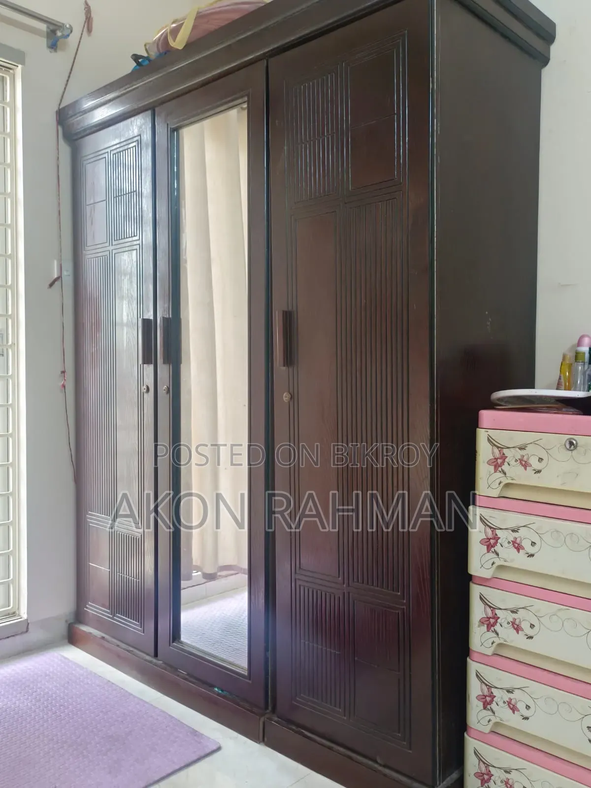 🏷️ ইউজড (Used) ৩ পার্টের আধুনিক আলমিরা বিক্রি হবে!