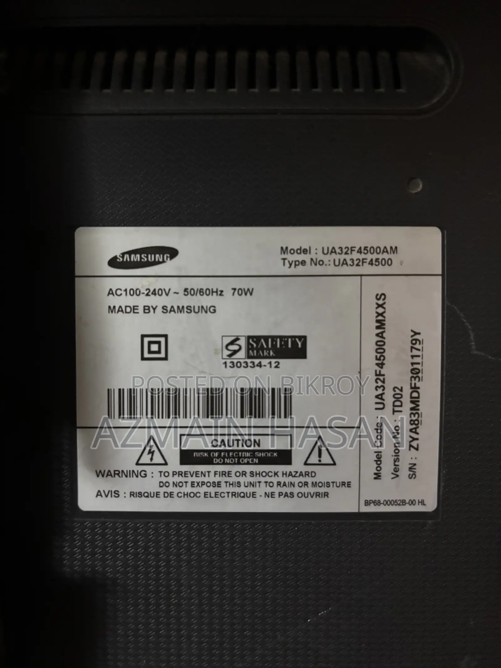 SAMSUNG TV for Sell