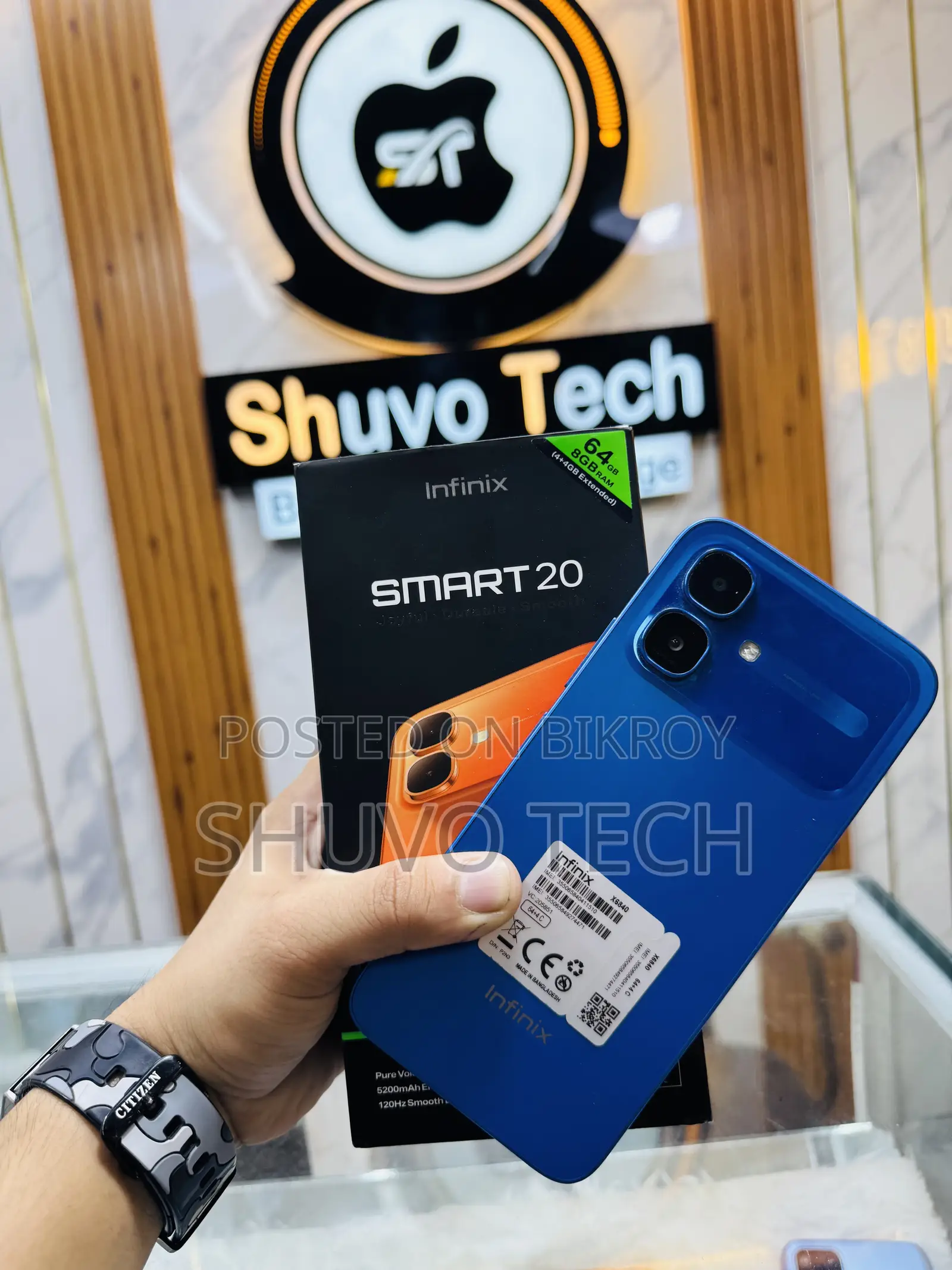 Infinix Smart 20 64 GB Blue