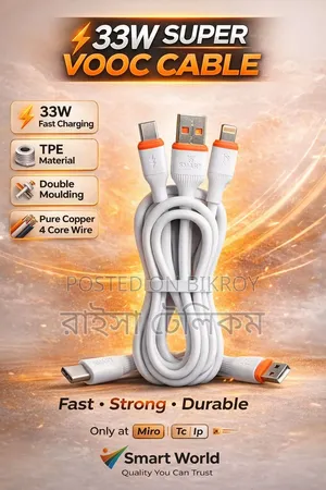 33W Super Vooc Cable