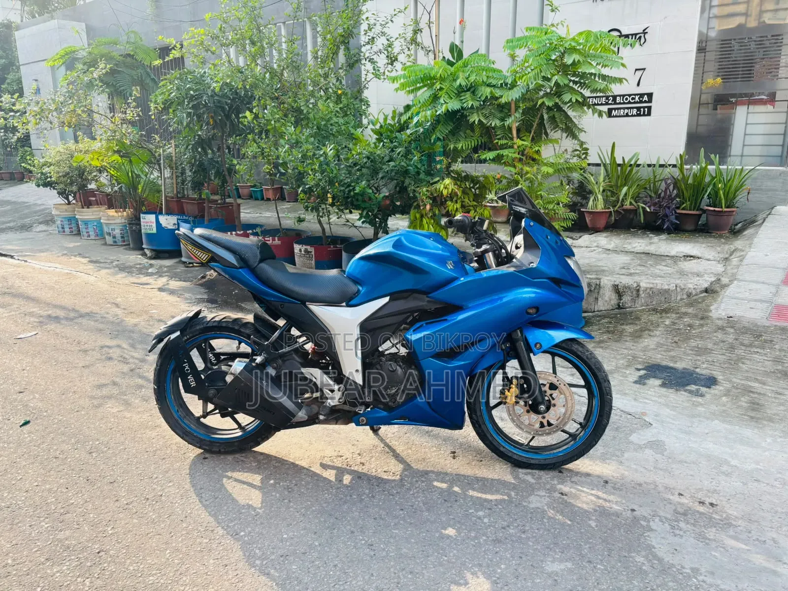 New Suzuki Gixxer SF 2015 Blue